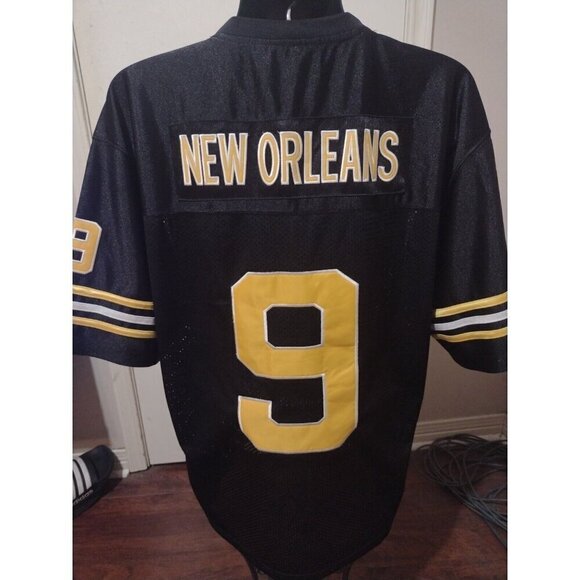 Renegade Outerwear Sportswear New Orleans Football #9 Jersey Men's XL Black - Picture 5 of 12